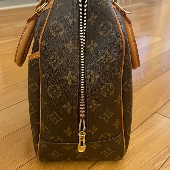 [LOUIS VIUTTON] MONOGRAM DEAUVILLE HANDBAG w/lock key dust bag - Picture 6 of 11